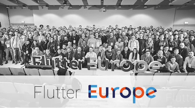 A photo from Flutter Europe conference
